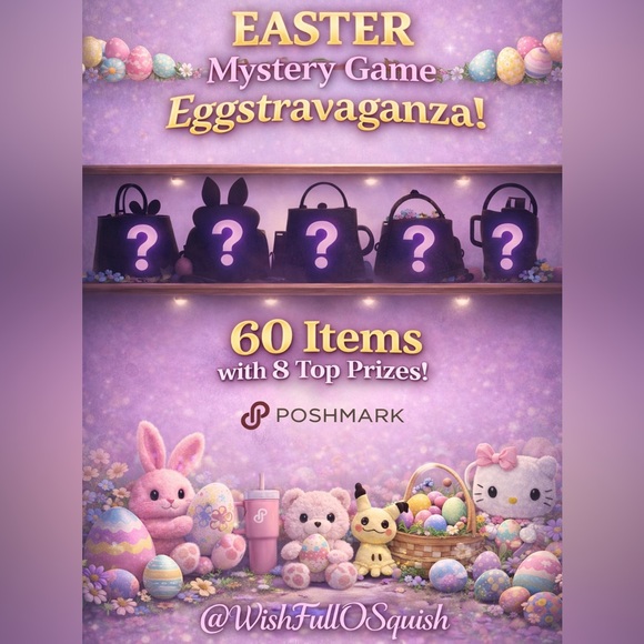 🐰EASTER MYSTERY GAME!!🐣 with WISH FULL O’ SQUISH!! 70 Items with 10 Top 🏆 TONITE - Picture 2 of 7